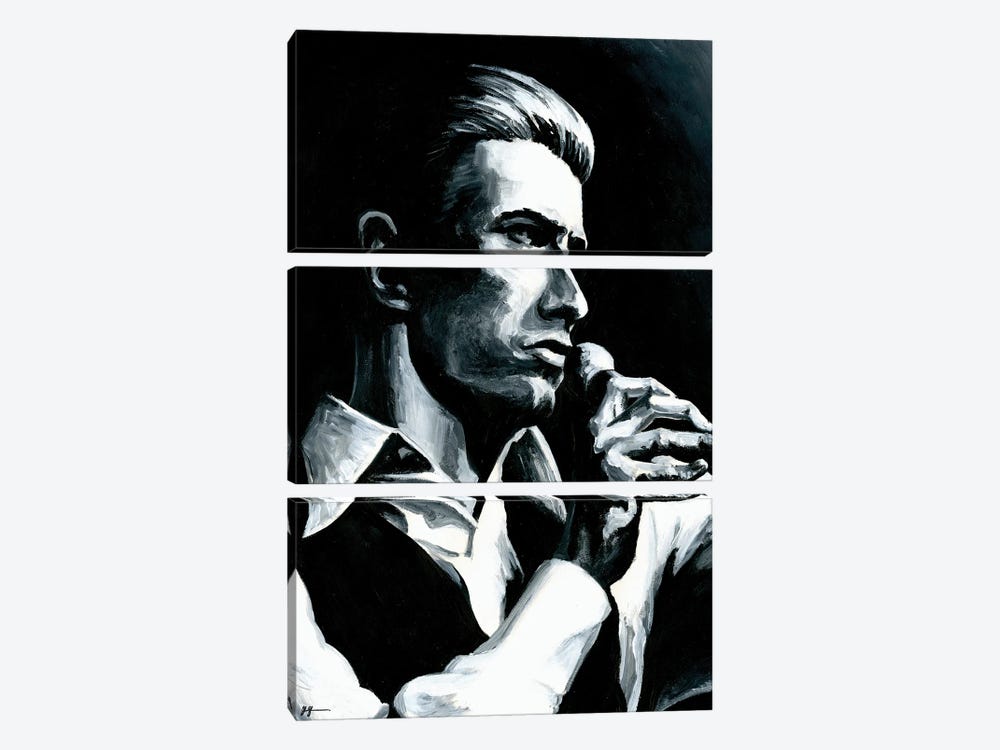 David Bowie by Alex Stutchbury 3-piece Canvas Wall Art