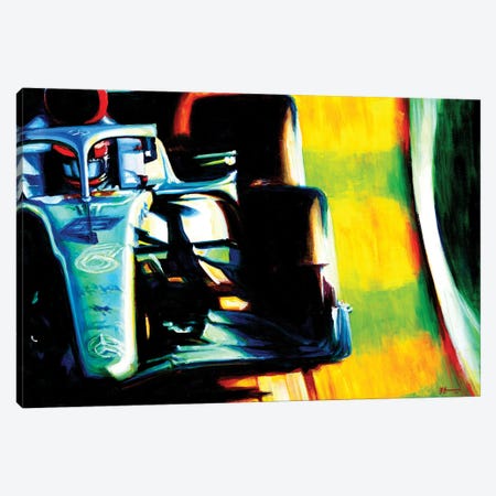 George Russell - 2022 Australian GP Mercedes W13 Canvas Print #ABH16} by Alex Stutchbury Canvas Art