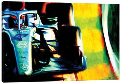 George Russell - 2022 Australian GP Mercedes W13 Canvas Art Print - Alex Stutchbury