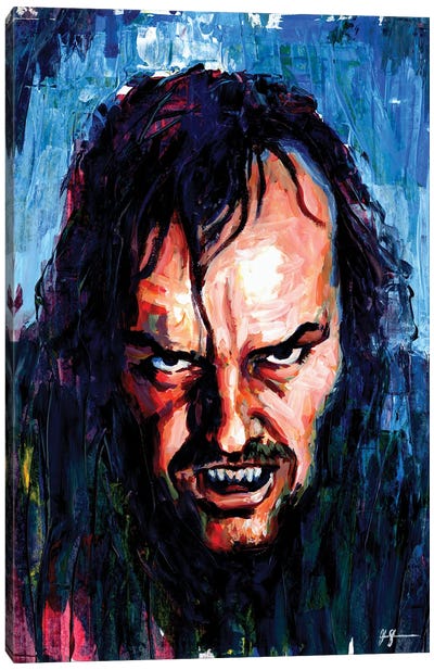 Jack Nicholson - The Shining Canvas Art Print - The Shining