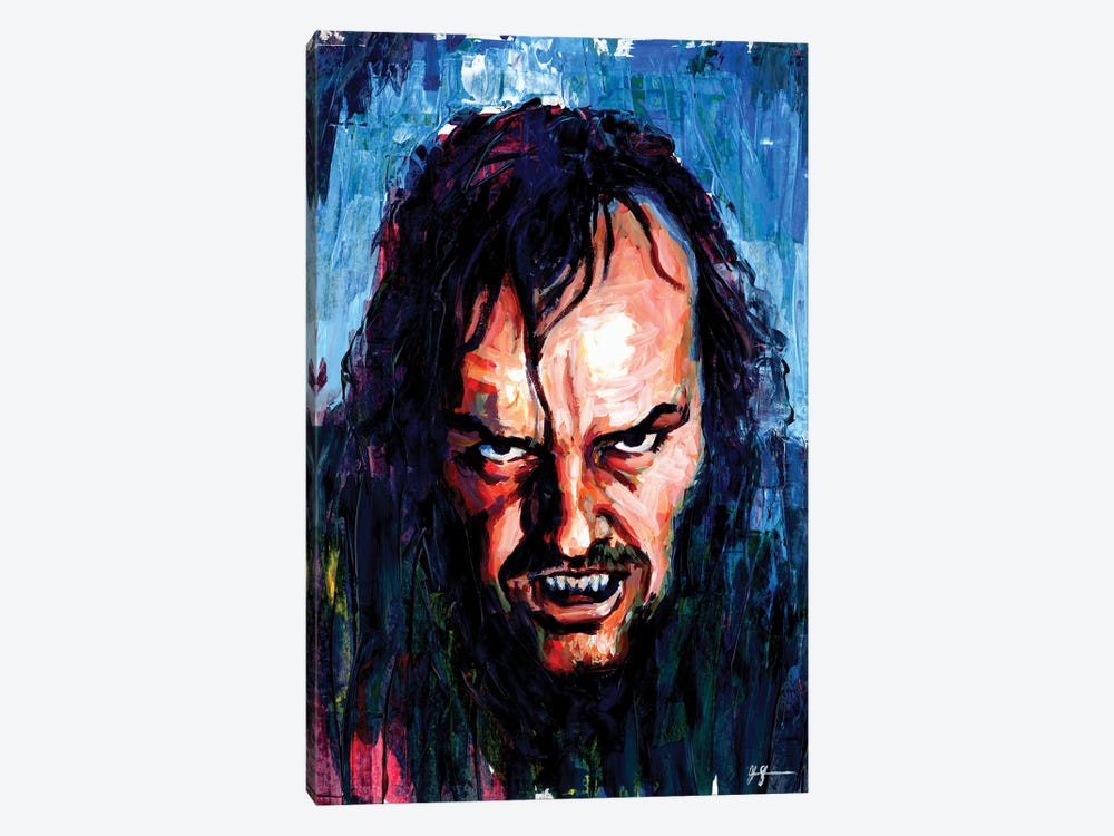 Jack Nicholson - The Shining by Alex Stutchbury 1-piece Canvas Art Print