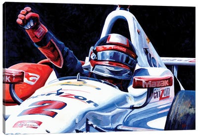 Juan Pablo Montoya - 2015 Indy 500 Winner Canvas Art Print - Limited Edition Sports Art