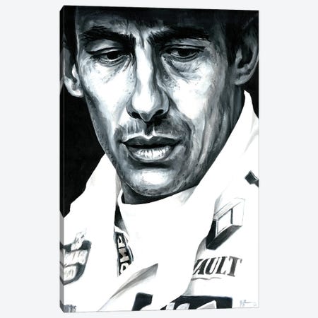 Ayrton Senna - The Morning Of Mourning 1994 Canvas Print #ABH1} by Alex Stutchbury Canvas Art
