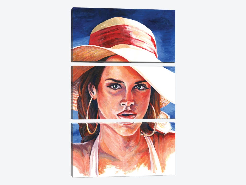 Lana Del Rey by Alex Stutchbury 3-piece Canvas Wall Art