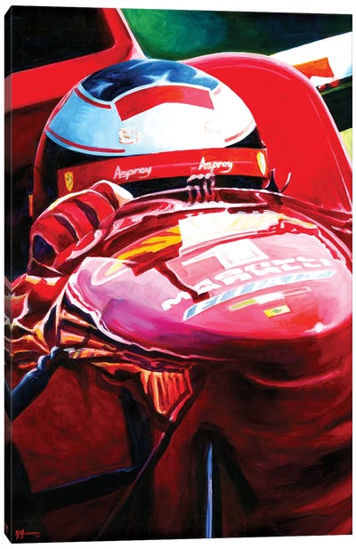 Michael Schumacher - 1996 Italian GP Winner Ferrari F310B Canvas Art Print - Limited Edition Sports Art