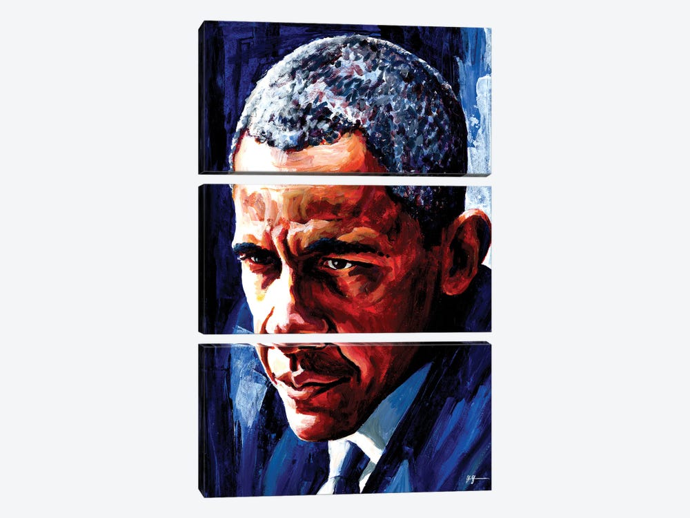 Barack Obama by Alex Stutchbury 3-piece Canvas Art