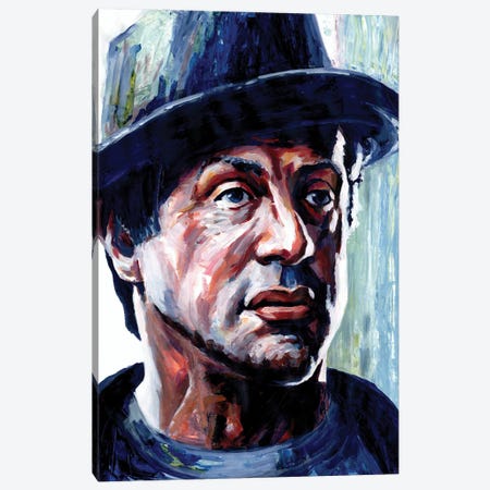 Rocky Balboa Canvas Print #ABH36} by Alex Stutchbury Canvas Wall Art