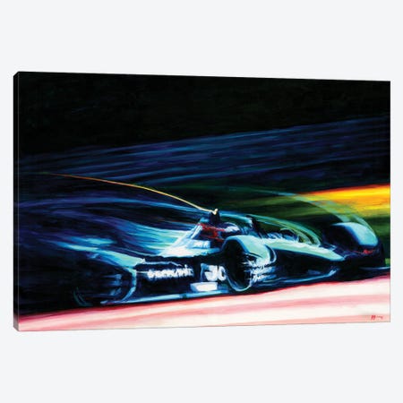 Sam Bird - 2021 Formula E Jaguar Racing Canvas Print #ABH43} by Alex Stutchbury Canvas Art