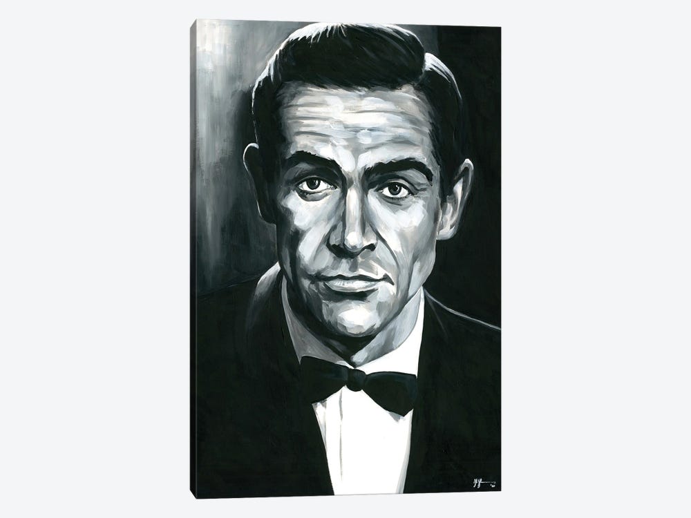 Sean Connery - James Bond 007 by Alex Stutchbury 1-piece Art Print