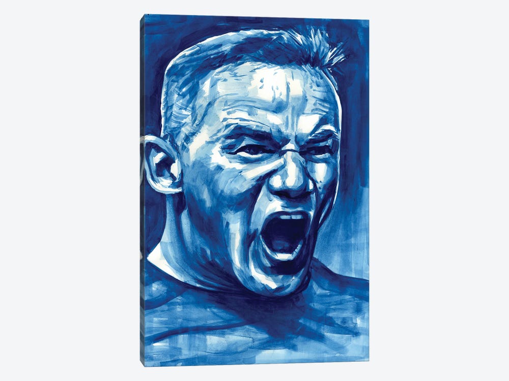 Wayne Rooney by Alex Stutchbury 1-piece Art Print