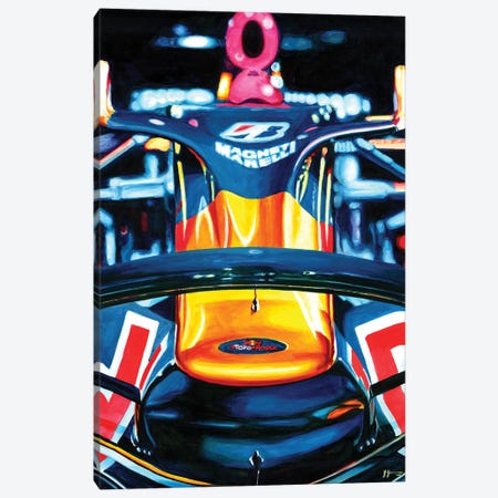 Sebastian Vettel - 2008 Toro Rosso STR3 Canvas Print #ABH47} by Alex Stutchbury Canvas Print