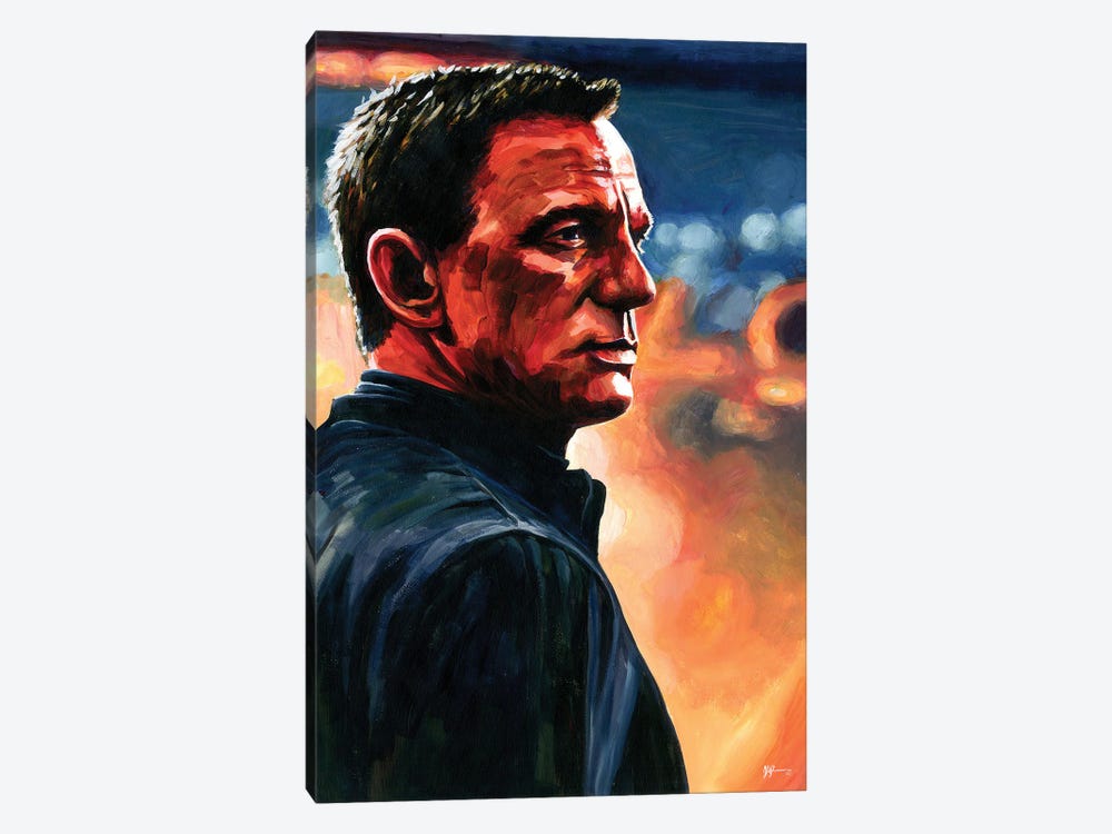 Daniel Craig - James Bond 007 Spectre by Alex Stutchbury 1-piece Art Print