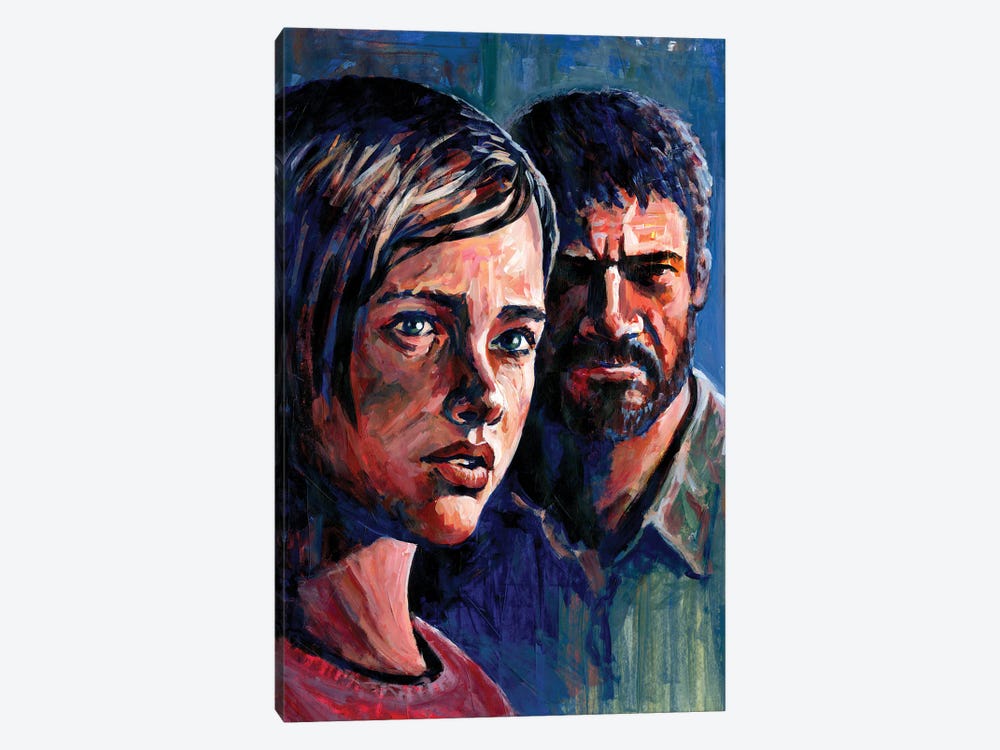 Ellie And Joel - The Last Of Us by Alex Stutchbury 1-piece Canvas Art