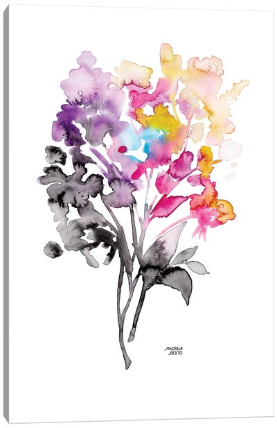 Colorful Bouquet Canvas Art Print