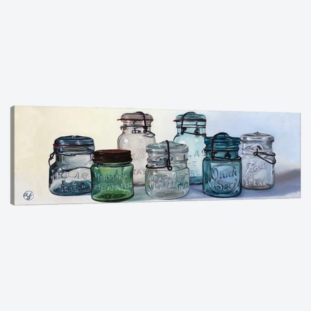 Jar Wars Canvas Print #ABJ13} by Abra Johnson Art Print