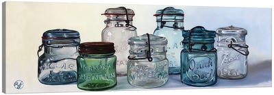 Jar Wars Canvas Art Print - An Ode to Objects