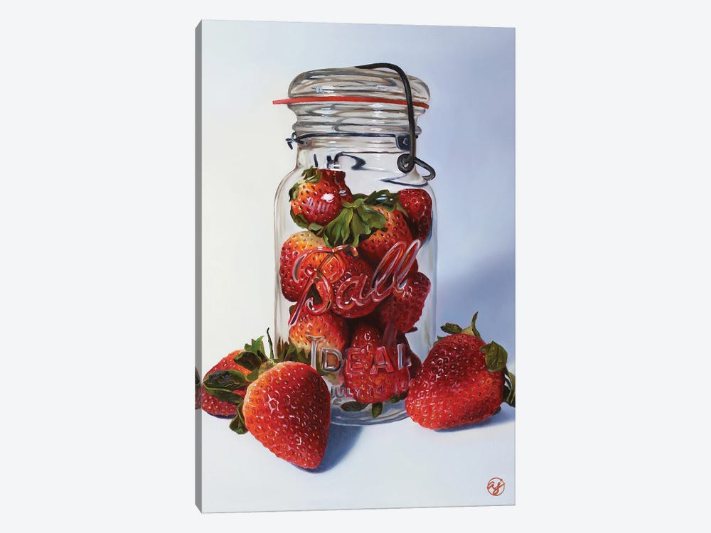 Strawberry Fields by Abra Johnson 1-piece Art Print