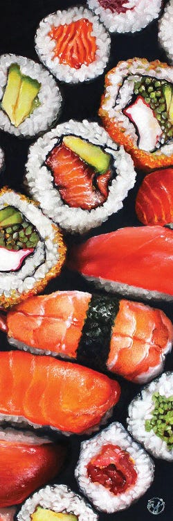 Sushi Platter by Abra Johnson wall art