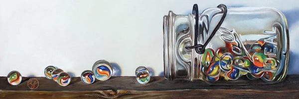 An Ode To Objects: Ball Jar Marbles by Abra Johnson