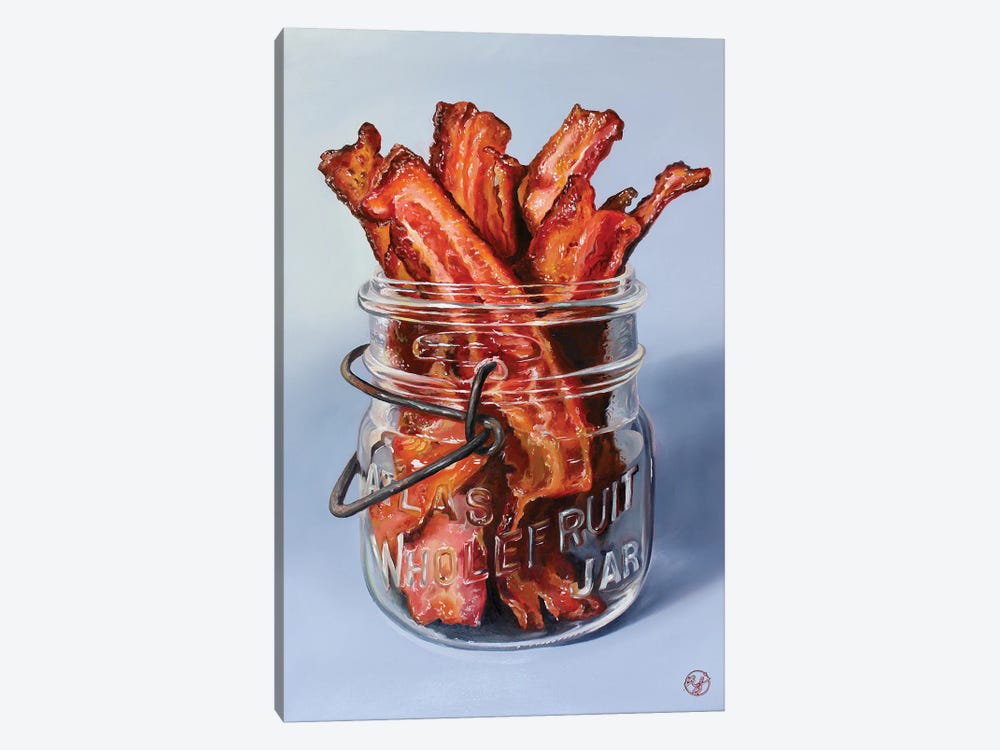 Bacon Me Crazy by Abra Johnson 1-piece Art Print