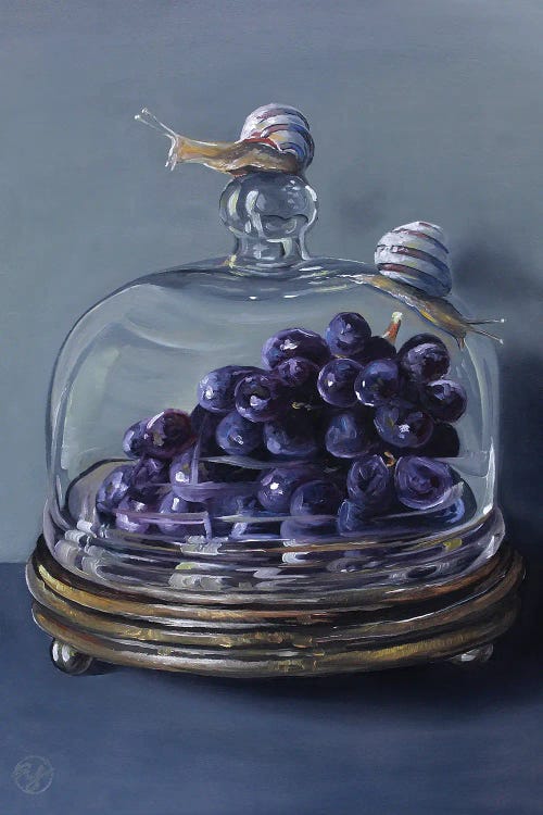 Snail Snack by Abra Johnson wall art
