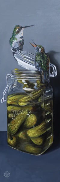 Kitchen: Bee Hummingbirds And Pickles by Abra Johnson