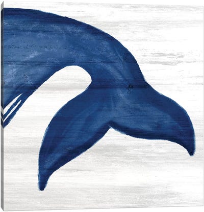 Whale Tails III Canvas Art Print - Whale Art