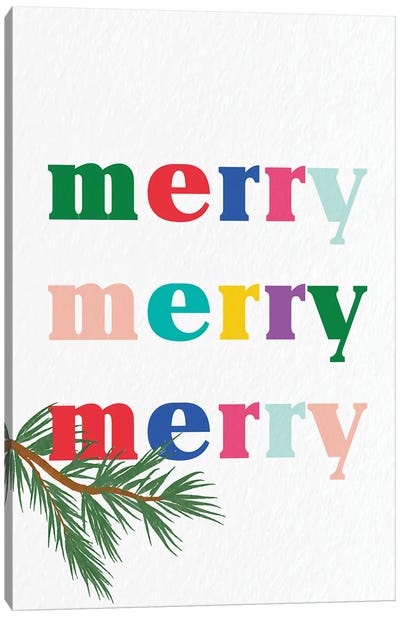 Merry Merry Merry Canvas Art Print