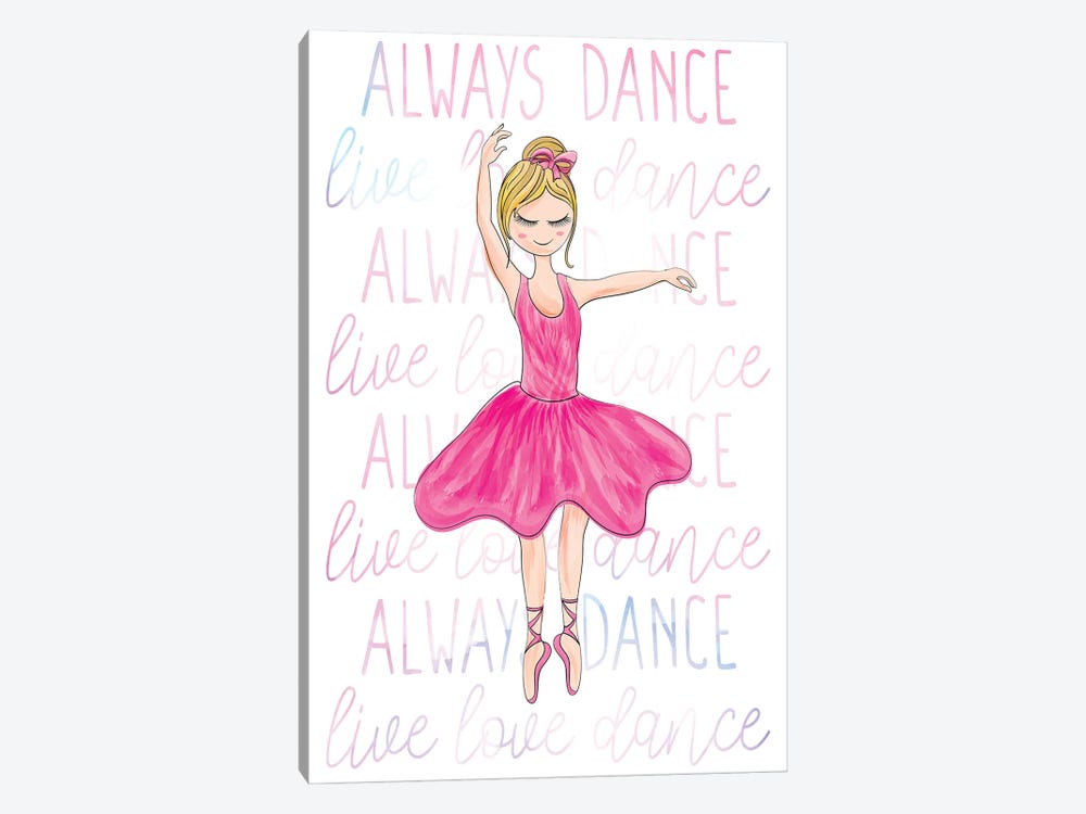 Always Dance I by Ann Bailey 1-piece Canvas Print