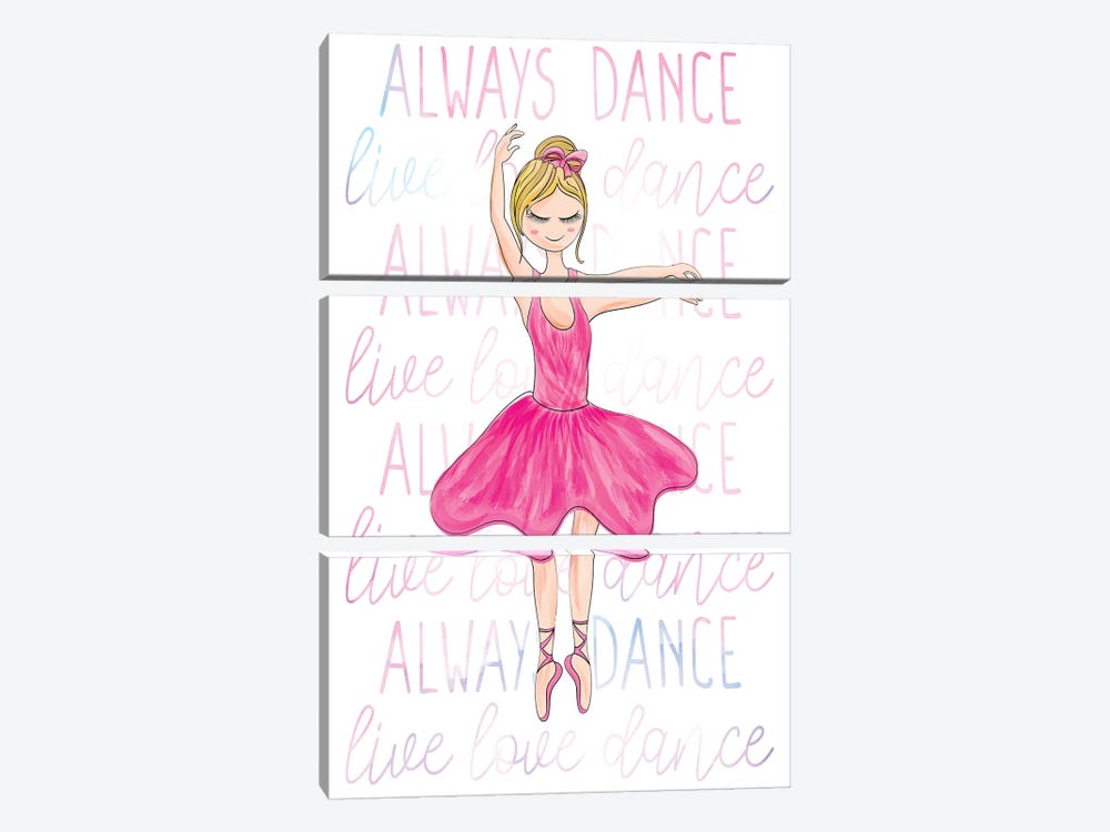 Always Dance I by Ann Bailey 3-piece Canvas Art Print