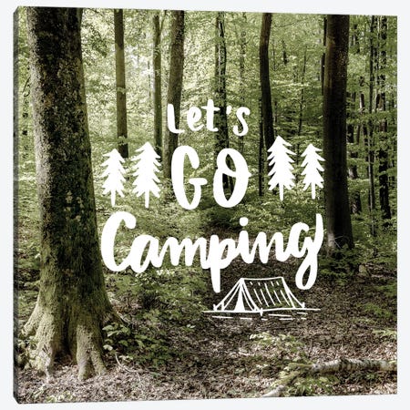 Lets Go Camping Canvas Print #ABL50} by Ann Bailey Canvas Print
