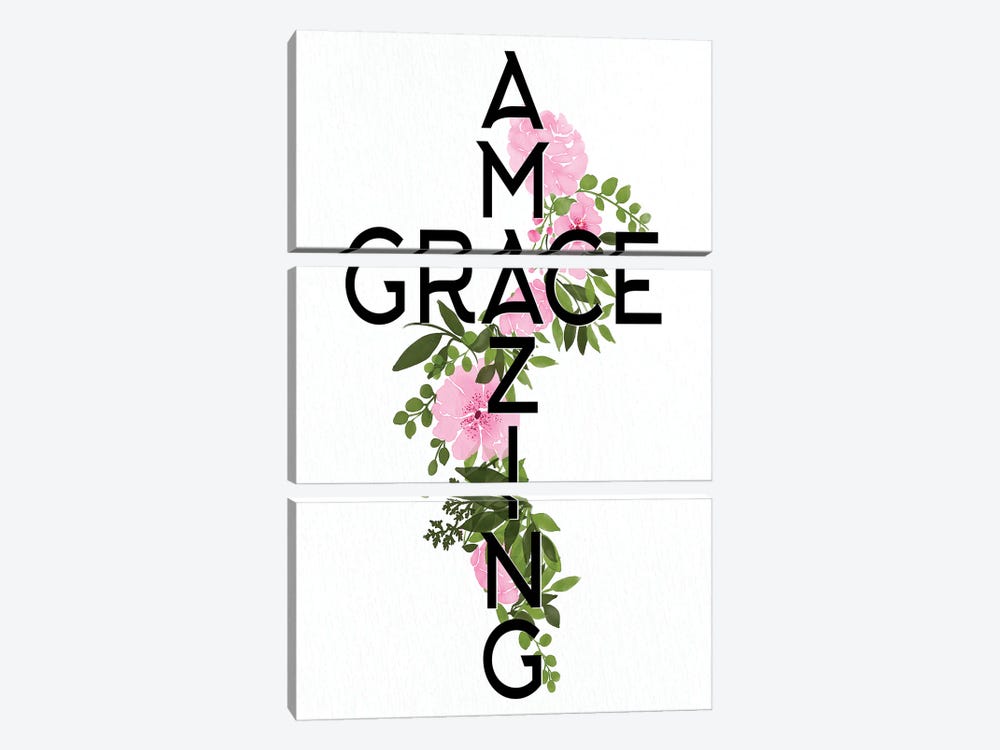 Amazing Grace II by Ann Bailey 3-piece Canvas Art