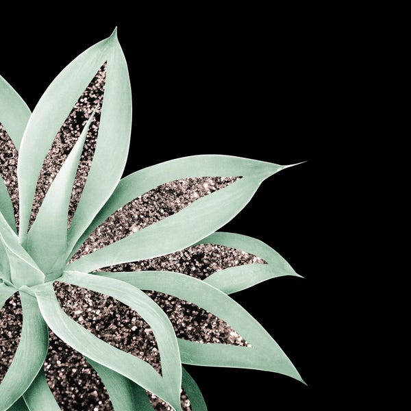 Anita's & Bella's Art: Agave Glitter Glam II by Anita's & Bella's Art