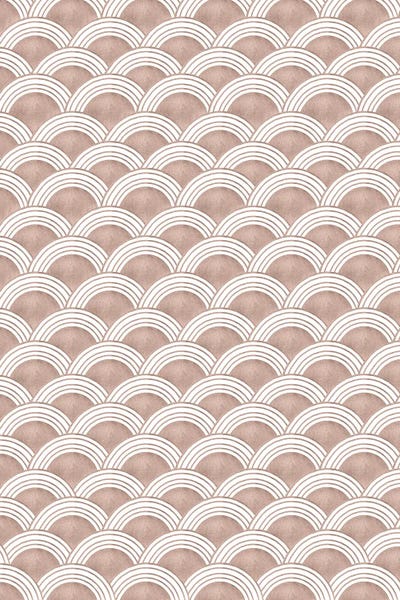 Global Patterns: Japanese Wave Rose Gold Glam I by Anita's & Bella's Art