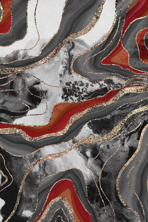 Liquid Marble Agate XIII Glitter Glam