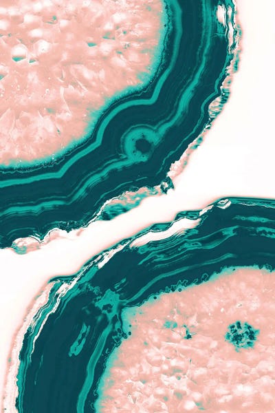 Anita's & Bella's Art: Melon Agate Summer Vibes Gem I by Anita's & Bella's Art