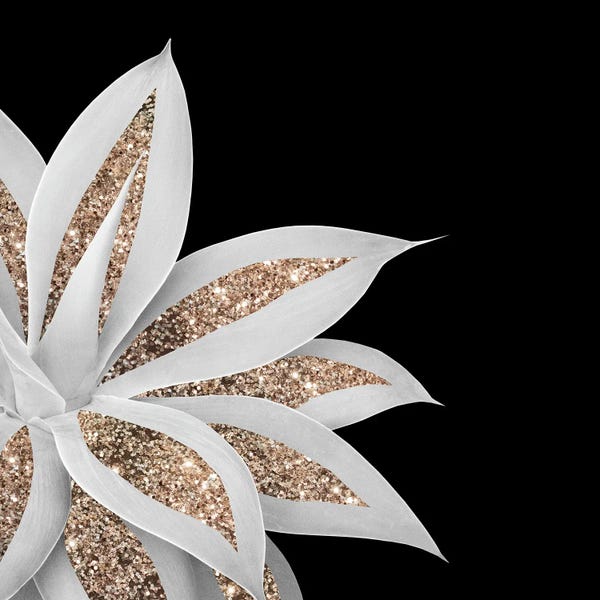 Glam Bedroom: Agave Finesse Glitter Glam VI by Anita's & Bella's Art