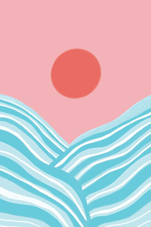 Ocean Sun Abstract I