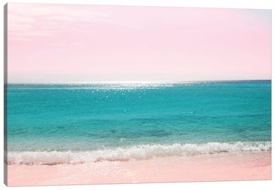 Pastel Ocean Beach Bliss Dream I Canvas Art Print - Anita's & Bella's Art