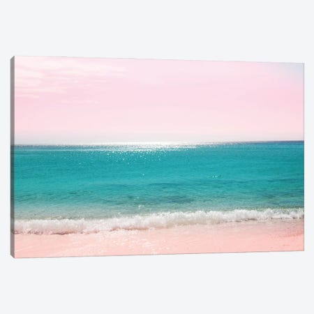 Pastel Ocean Beach Bliss Dream I Canvas Print #ABM196} by Anita's & Bella's Art Canvas Artwork