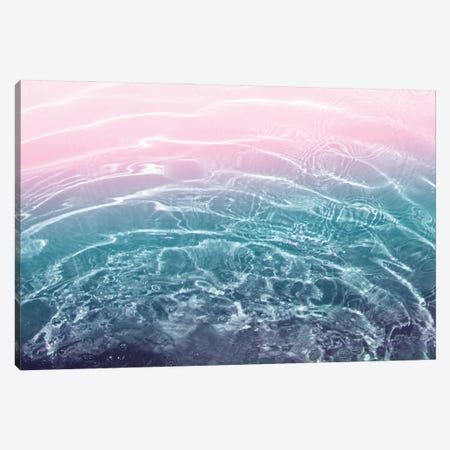 Pink Blue Ocean Dream I Canvas Print #ABM202} by Anita's & Bella's Art Canvas Art Print