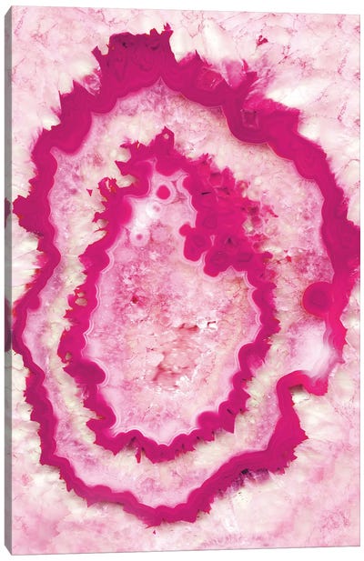 Pink Cherry Agate I Canvas Art Print - Anita's & Bella's Art