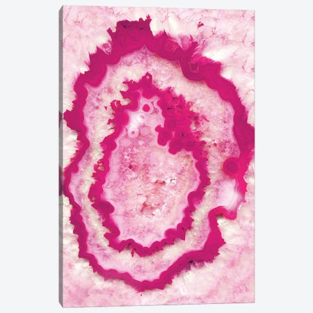 Pink Cherry Agate I Canvas Print #ABM203} by Anita's & Bella's Art Canvas Print