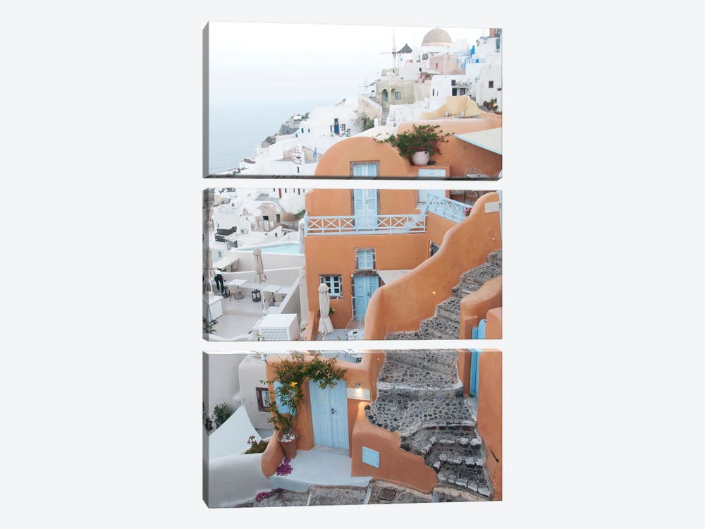 Santorini Oia IX by Anita's & Bella's Art 3-piece Canvas Art