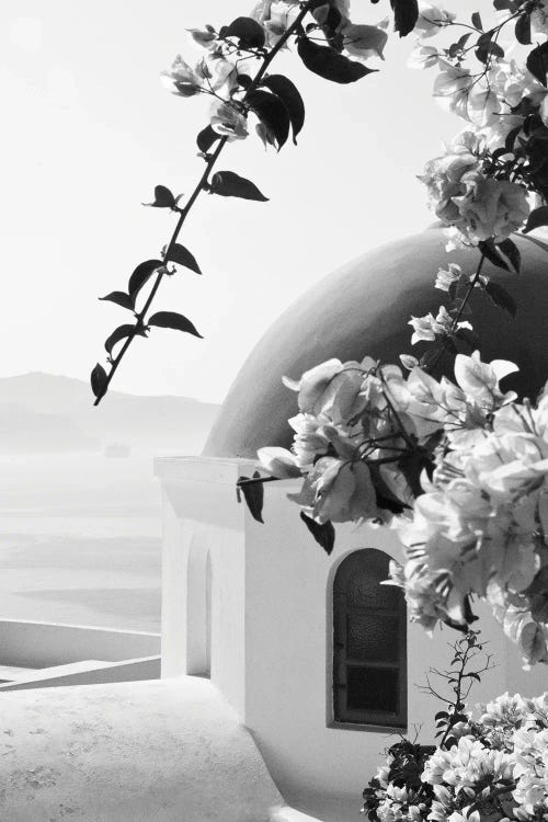 Santorini Oia Black White III