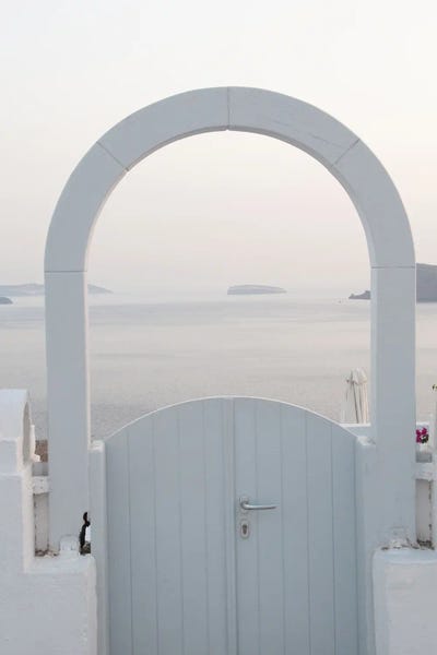 Gates: Santorini Oia Gate I by Anita's & Bella's Art