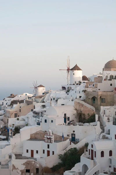 Santorini Oia Sunset II Dream by Anita's & Bella's Art framed canvas print