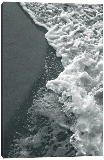 Silver Gray Ocean Beauty I Canvas Art Print - Water Art