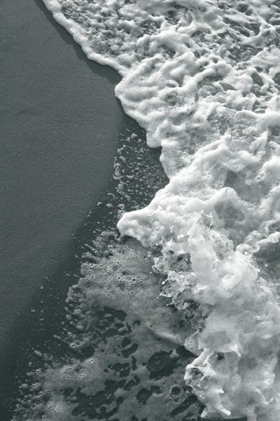 Water Close-Ups: Silver Gray Ocean Beauty I by Anita's & Bella's Art