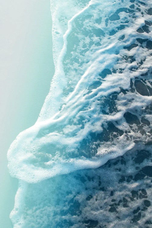 Soft Turquoise Ocean Dream Waves III